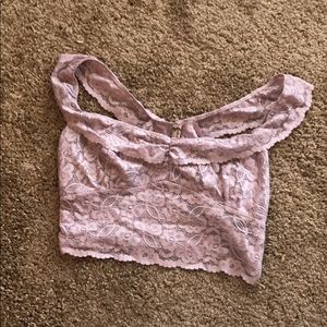 Free people lace bralette/crop top
